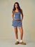 HEAVY COTTON EASY STRIPE SHORTS - HAMMOCK