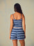 STRETCH COTTON ESSENTIAL STRIPE CAMI - HAMMOCK