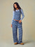 STRETCH COTTON ESSENTIAL STRIPE DOUBLE TAKE LONG SLEEVE - HAMMOCK