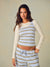 STRETCH COTTON ESSENTIAL STRIPE DOUBLE TAKE LONG SLEEVE - PALMETTO