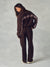 NYLON TRACK STRAIGHT LEG PANTS - DRIFTWOOD