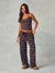 STRETCH COTTON ESSENTIAL STRIPE CAMI - DRIFTWOOD