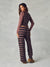 HEAVY COTTON EASY STRIPE PANTS - DRIFTWOOD