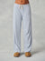 WAFFLE LOUNGE DRAWSTRING STRAIGHT LEG PANTS - PALMETTO