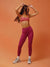 AERALINE™ BREATHE STRIPE BASE BRA - HEATWAVE
