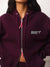 MIDWEIGHT SWEATS STAPLE UNIFORM OVERSIZED ZIP HOODIE - BERET(PURPLE)