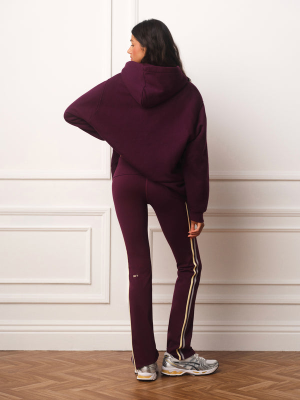 MIDWEIGHT SWEATS STAPLE UNIFORM OVERSIZED ZIP HOODIE - BERET(PURPLE)