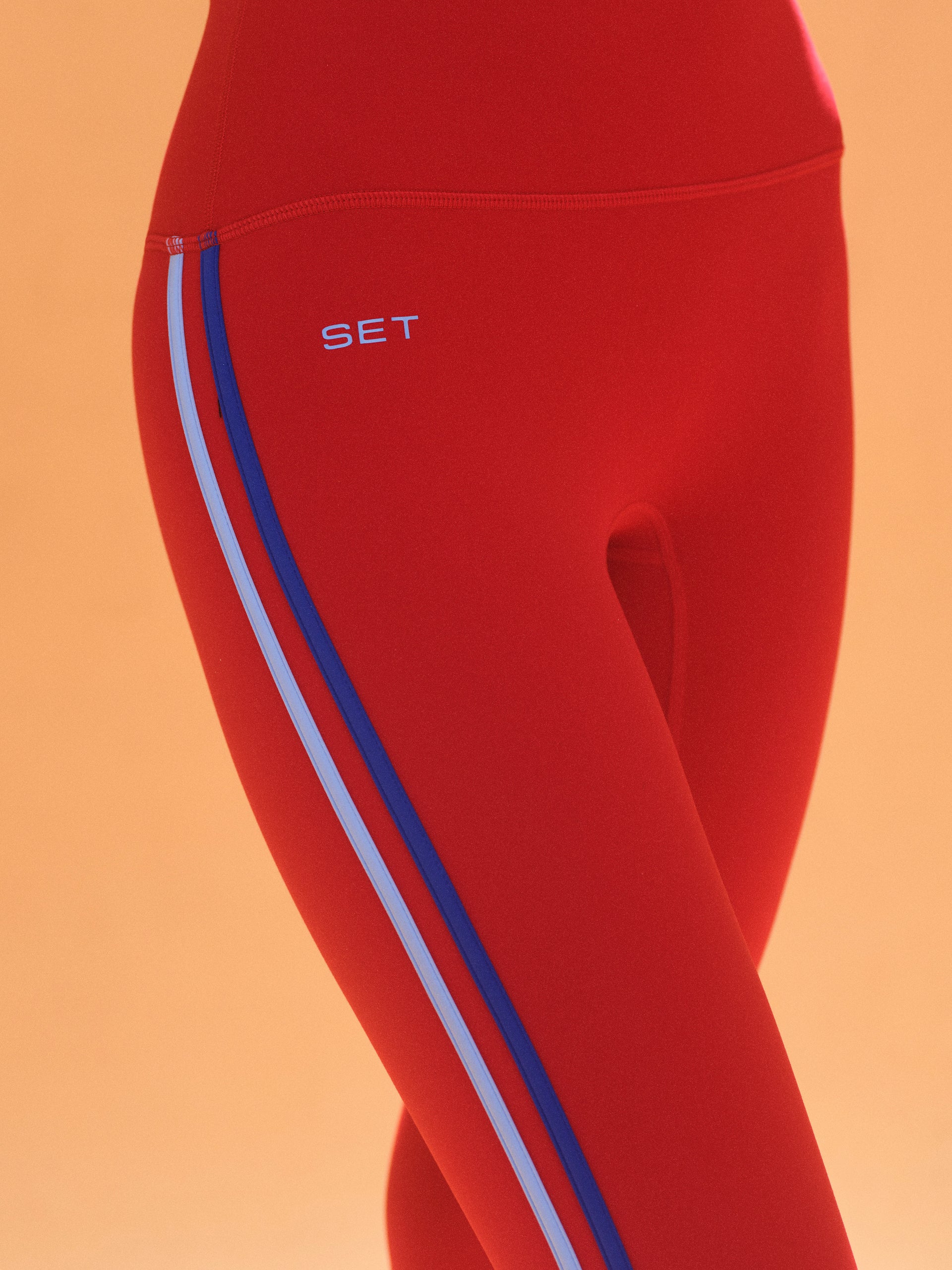 SPORTBODY® SPORTY DUO STRIPE LEGGINGS - VESPA