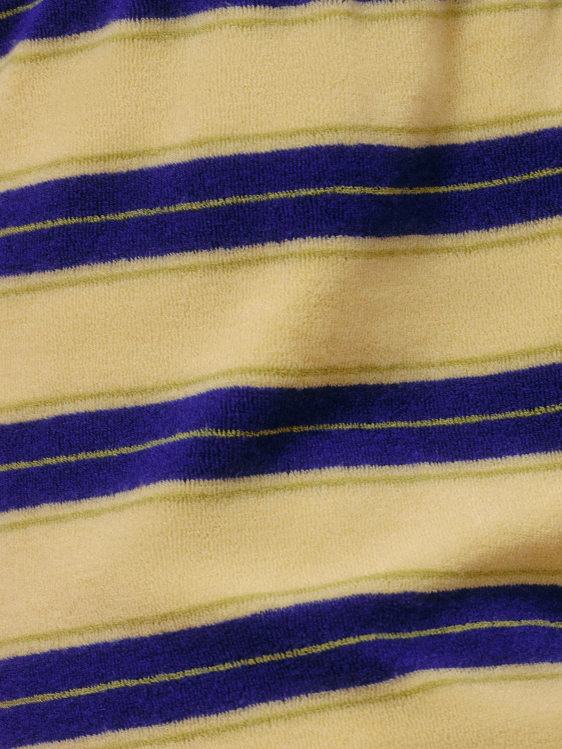 TOWEL TERRY TERRY STRIPE SHORTS - TOUCAN