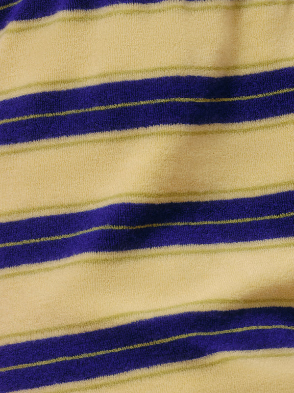 TOWEL TERRY TERRY STRIPE SHORTS - TOUCAN