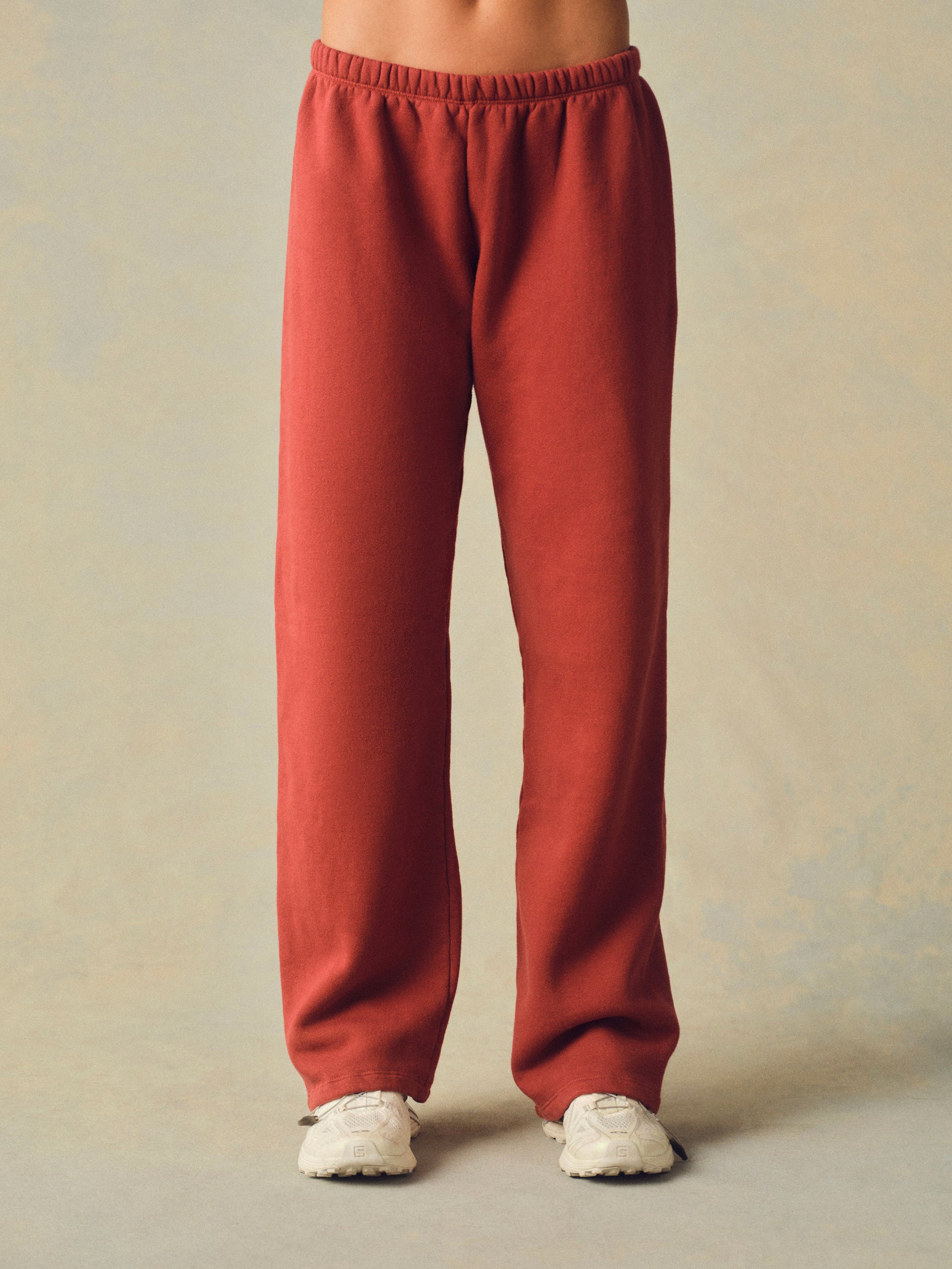 MIDWEIGHT SWEATS STAPLE STRAIGHT LEG SWEATPANTS - SWEET TEA