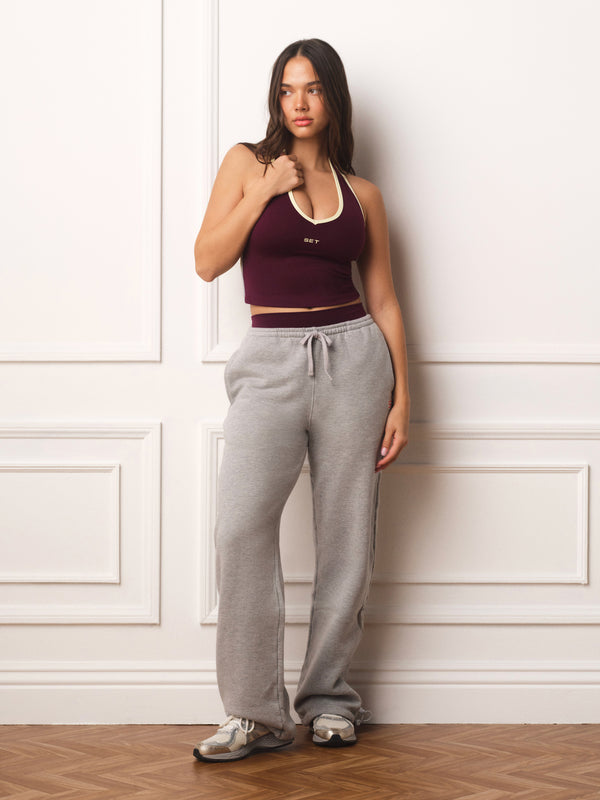 MIDWEIGHT SWEATS STAPLE CONVERTIBLE SWEATPANTS - HEATHER GREY