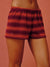 TOWEL TERRY TERRY STRIPE SHORTS - HEATWAVE