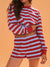 HEAVY COTTON EASY STRIPE SHORTS - VESPA