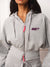MIDWEIGHT SWEATS STAPLE UNIFORM CROPPED RAGLAN HOODIE - BERET(HEATHER GREY)