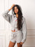 MIDWEIGHT SWEATS STAPLE UNIFORM CROPPED RAGLAN HOODIE - BERET(HEATHER GREY)