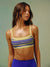 SPORTBODY® SPORTY STRIPE STRAP BRA - TOUCAN