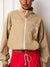 NYLON TRACK VARSITY ZIP UP - BRULEE