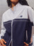 NYLON TRACK CONTRAST FUNNEL ZIP - BIRDIE