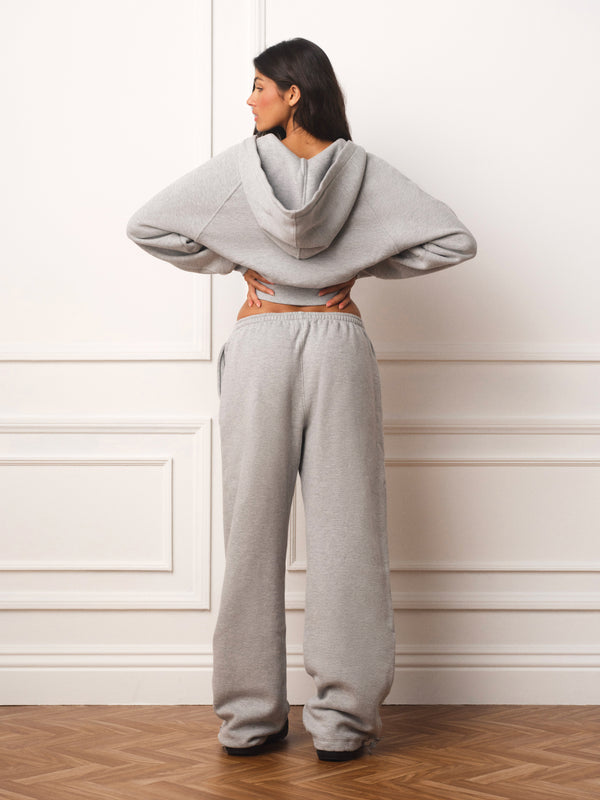 MIDWEIGHT SWEATS STAPLE CONVERTIBLE SWEATPANTS - HEATHER GREY