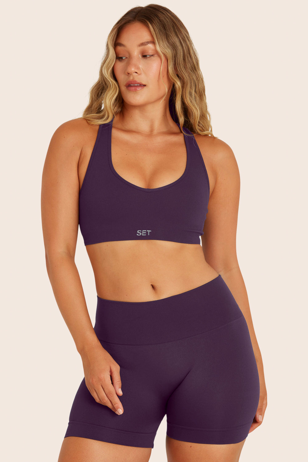 SET™ SCULPTFLEX® RACER V BRA IN FIG