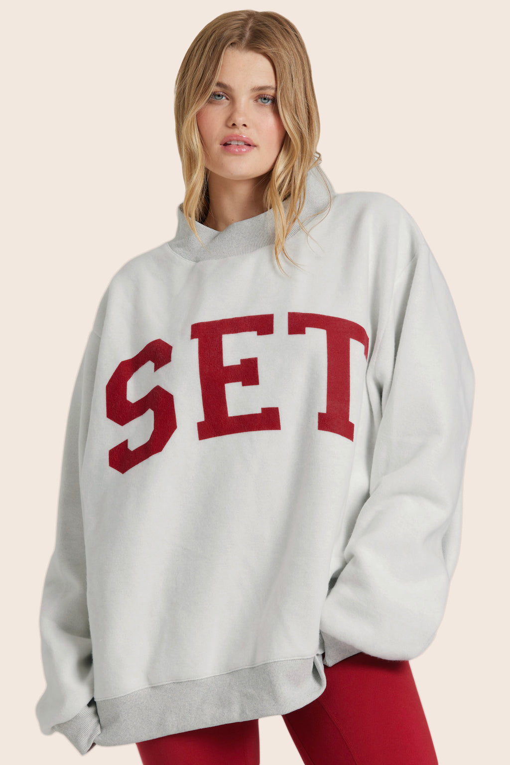 SET X PARKE REVERSIBLE VARSITY MOCKNECK - LOVE Featured Image