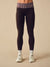 AERALINE™ BREATHE GINGHAM FOLD-OVER LEGGINGS - DRIFTWOOD