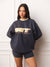 MIDWEIGHT SWEATS STAPLE SET UNIFORM LAYERED CREWNECK - METRO(BLUE)