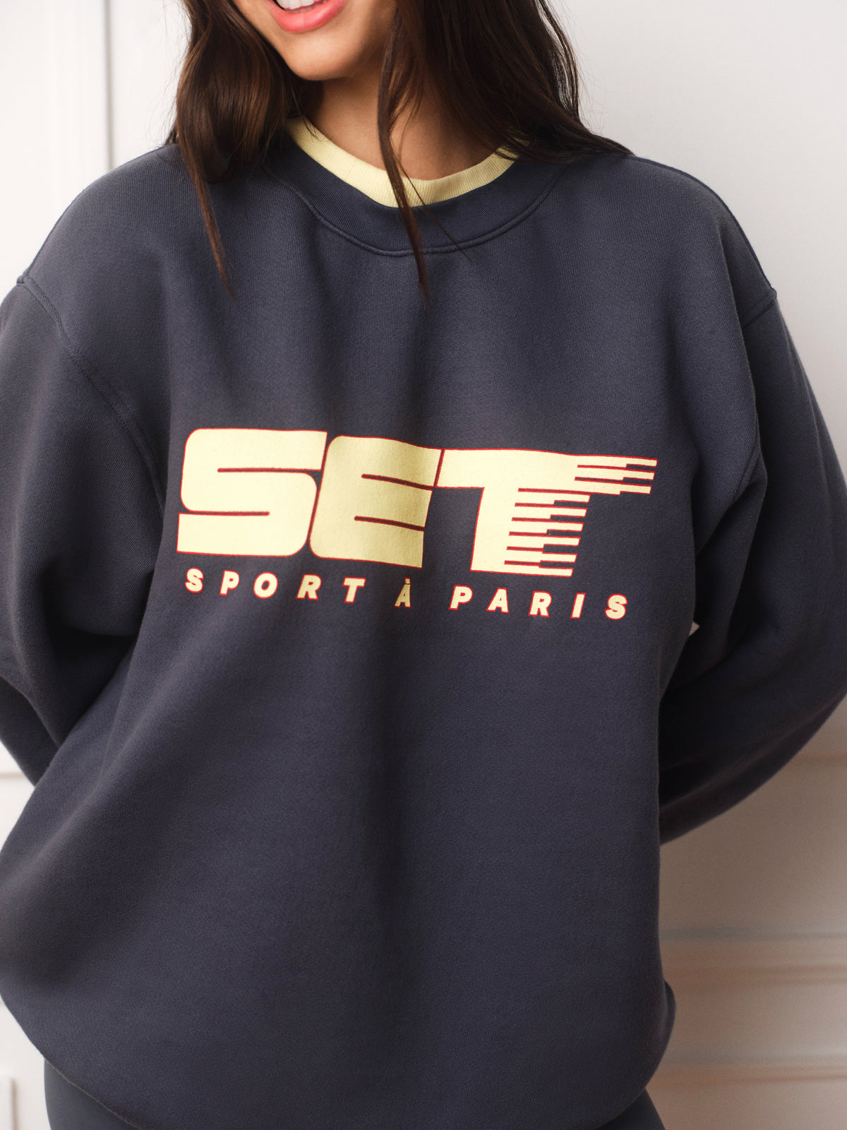 MIDWEIGHT SWEATS STAPLE SET UNIFORM LAYERED CREWNECK - METRO(BLUE)