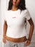 STRETCH COTTON ESSENTIAL UNIFORM TEE - PORCELIAN