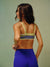 SPORTBODY® SPORTY STRIPE STRAP BRA - TOUCAN