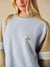 MIDWEIGHT SWEATS STAPLE CONTRAST BAND CREWNECK - PALMETTO