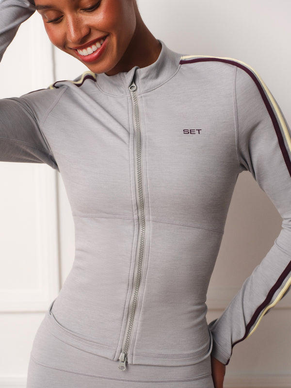 SPORTBODY® SPORTY DUO STRIPE WARM UP - BERET
