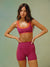 AERALINE™ BREATHE LAYER SCOOP BRA - HEATWAVE