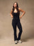 AERALINE™ BREATHE CROSS CAMI - ONYX