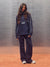 MIDWEIGHT SWEATS STAPLE DUO STRIPE QUARTER ZIP - BIRDIE