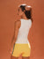STRETCH COTTON ESSENTIAL SET SCOOP V TANK - LISBON