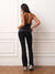 AERALINE™ BREATHE STRIPE FOLDOVER FLARE LEGGINGS - TRIOMPHE