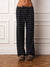 STRIPE JERSEY STRIPE DRAWSTRING STRAIGHT LEG PANTS - TRIOMPHE