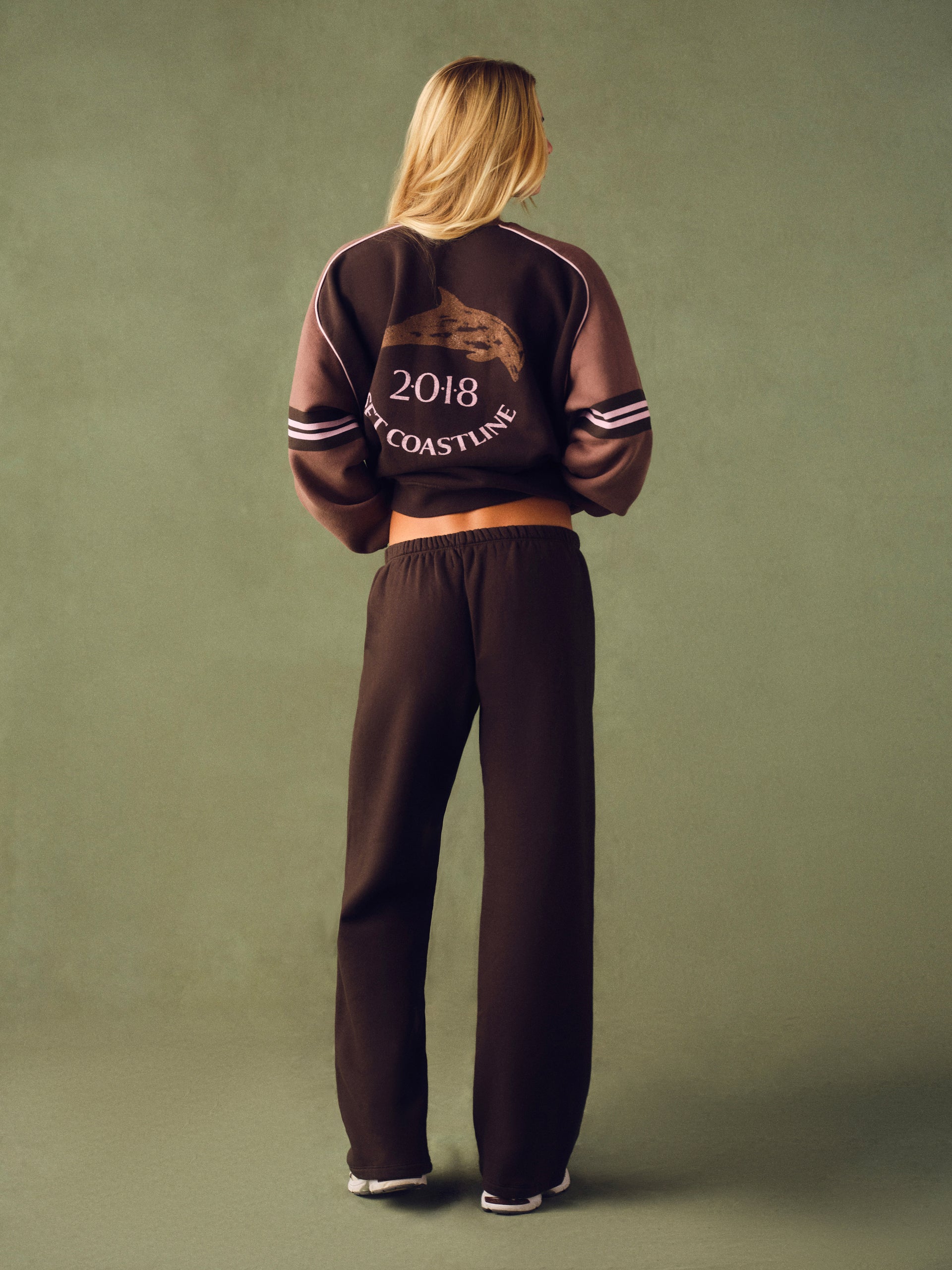 MIDWEIGHT SWEATS STAPLE STRAIGHT LEG SWEATPANTS - DRIFTWOOD