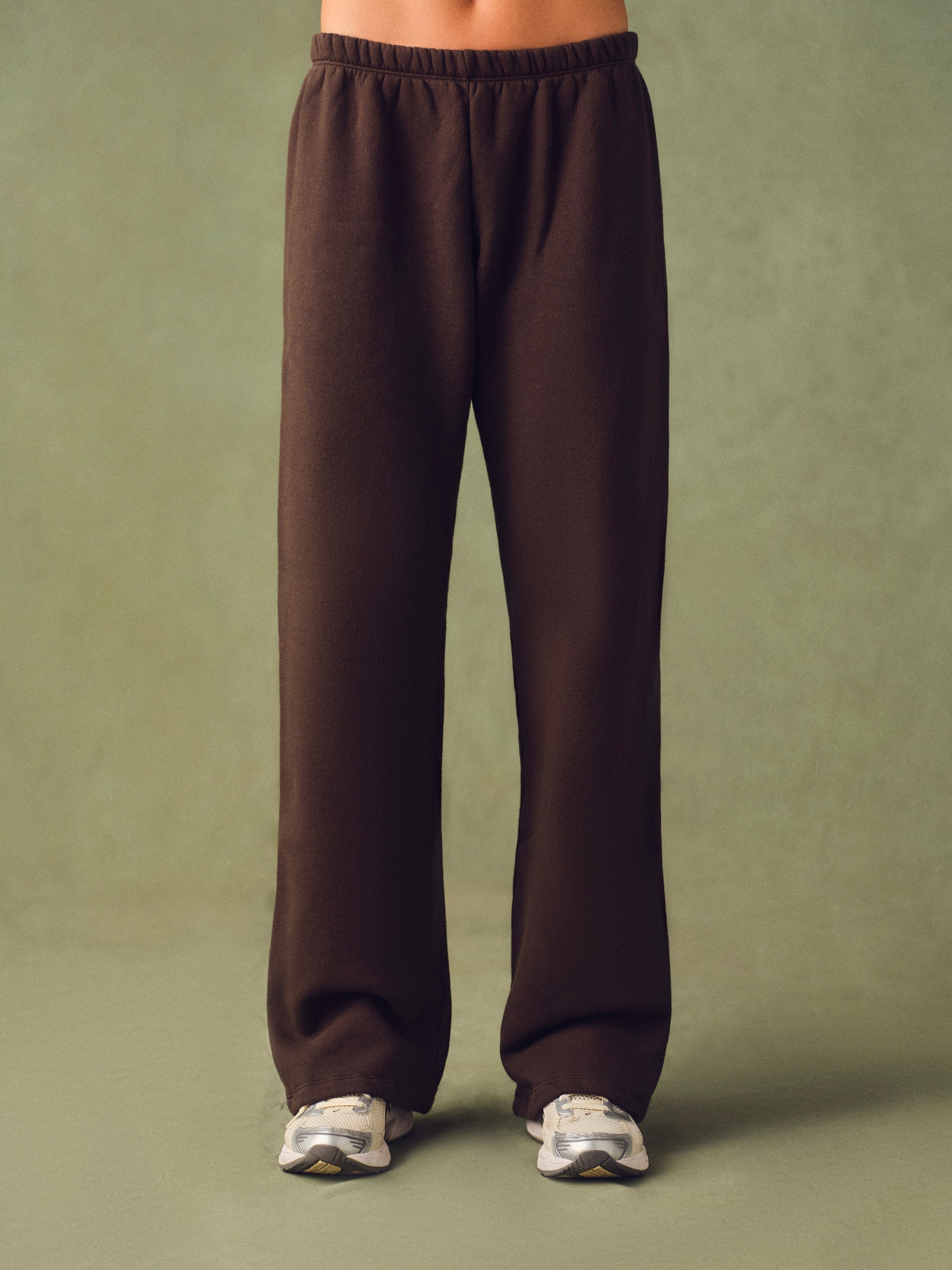 MIDWEIGHT SWEATS STAPLE STRAIGHT LEG SWEATPANTS - DRIFTWOOD