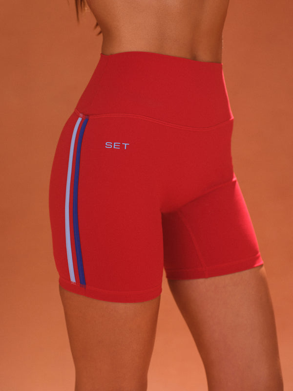 SPORTBODY® SPORTY DUO STRIPE SHORTS - VESPA