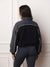MICROFLEECE/NYLON TRACK FLEECE-LINED VARSITY ZIP UP - TRIOMPHE