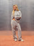 MIDWEIGHT SWEATS STAPLE DUO STRIPE STRAIGHT LEG SWEATPANTS - RACQUET
