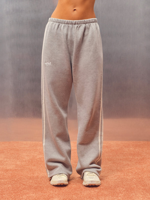 MIDWEIGHT SWEATS STAPLE DUO STRIPE STRAIGHT LEG SWEATPANTS - RACQUET