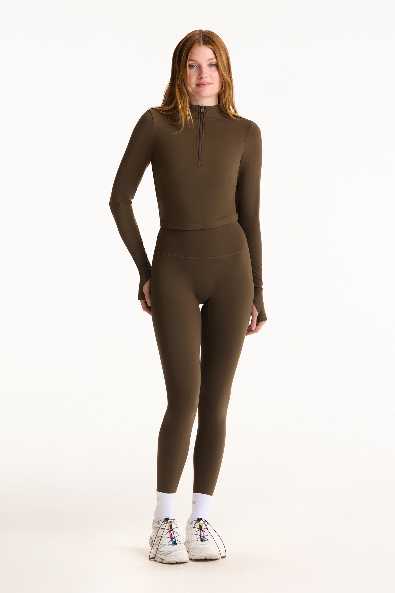 LUXFORM® LUX QUARTER ZIP - CEDAR