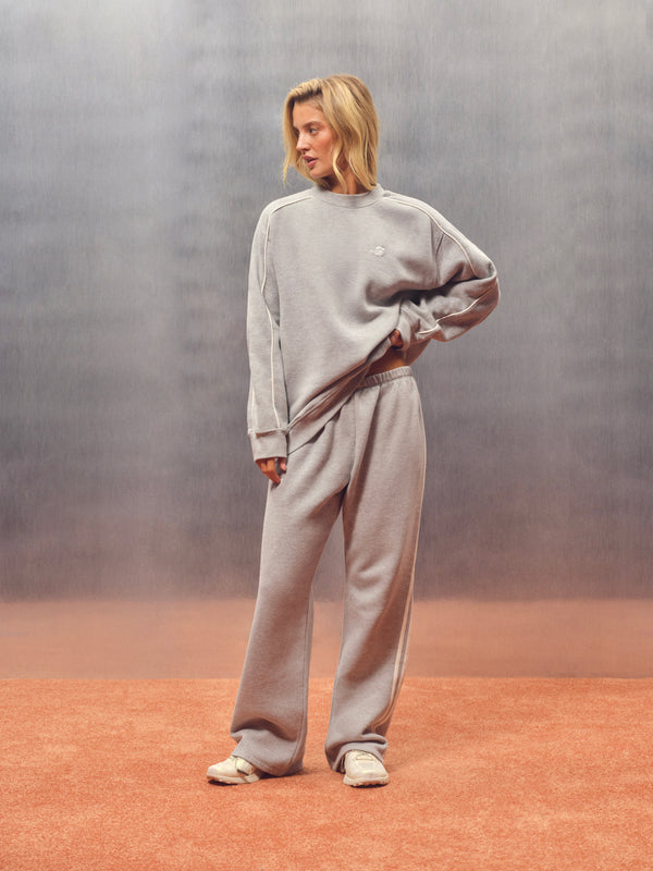 MIDWEIGHT SWEATS STAPLE PRO SHOP STRIPE CREWNECK - RACQUET