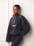 MICROFLEECE/NYLON UNIFORM RAGLAN QUARTER ZIP - METRO