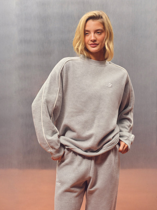 MIDWEIGHT SWEATS STAPLE PRO SHOP STRIPE CREWNECK - RACQUET
