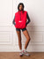 MICROFLEECE/NYLON DUET UNIFORM REVERSIBLE VEST - TRIOMPHE/ROUGE